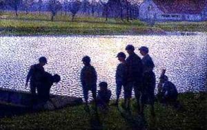 The Schoolboys by Evariste-Gustave Buck