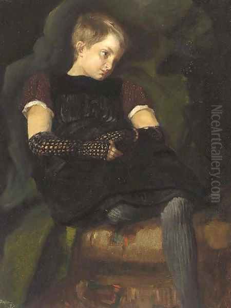 The little Breton girl - view 1