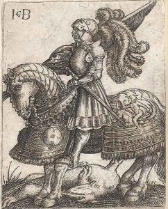 Saint George on Horseback by Jacob Binck