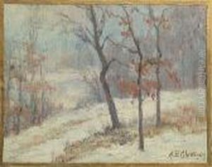 A Snow-covered Path by Alice Brown Chittenden