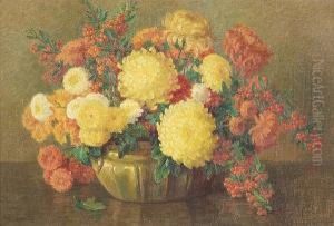 A Still Life With Chrysanthemums