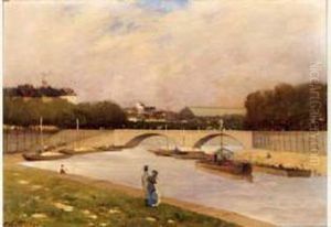 La Seine Au Pont De L'alma