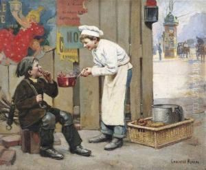 Les Bons Amis by Paul Charles Chocarne-Moreau