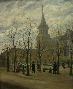 Place De L'eglise Animee