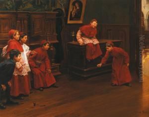Enfants De Coeur Jouant Au Bouchon Enfants De Coeur Jouant Au Bouchon