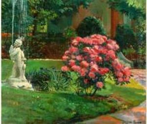 Fontaine De Jardin by Paul Charles Chocarne-Moreau