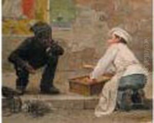 Le Petit Patissier Et Le Petit Ramoneur by Paul Charles Chocarne-Moreau