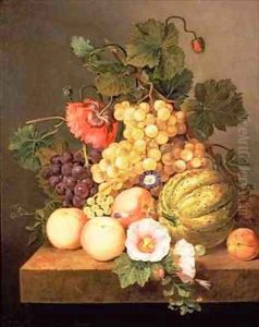 Still life with fruit by Johannes Cornelis Bruyn