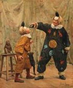 At The Circus by Paul Charles Chocarne-Moreau
