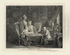 Cabinet D'un Peintre by Daniel Nikolaus Chodowiecki