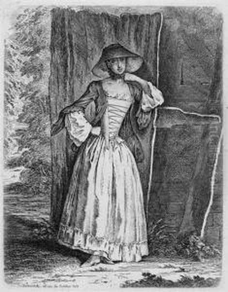 Eine Stehende Dame (demoiselle Quantin) - view 1