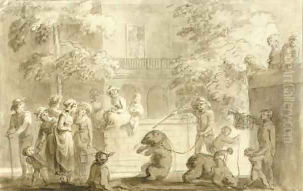 A performing bear - view 1