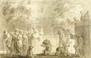 A performing bear by Lady Diana Beauclerk