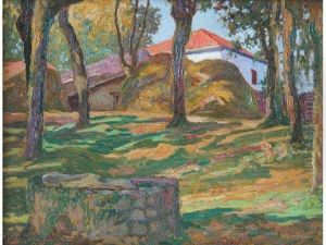 Ferme Basque Sous Les Chenes by Rene Maxime Choquet