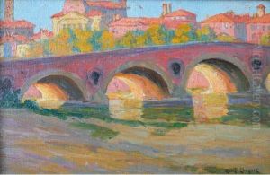 Toulouse : Le Pont Rose by Rene Maxime Choquet