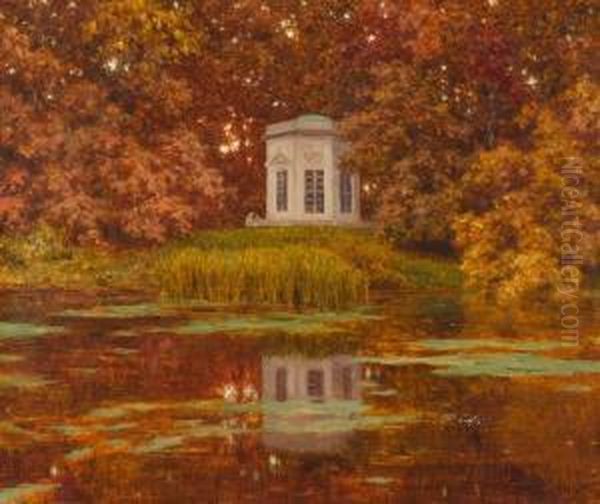 Pavilion By A Lake. - view 1