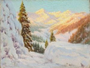 Paysage Enneige by Ivan Fedorovich Choultse