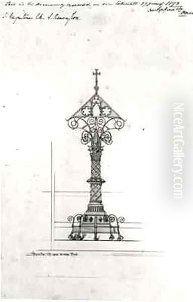 Design for a Lectern, St Augustine's, South Kensington - view 1