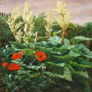 Rhubarb And Poppies by Anthonie, Anthonore Christensen