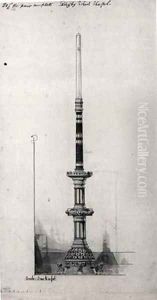 Design for a Candlestick, Rugby School Chapel
