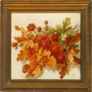 Autumn Leaves And Flowers by Anthonie, Anthonore Christensen