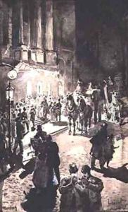 The Door of the Lyceum, Edinburgh by William G. Burn-Murdoch