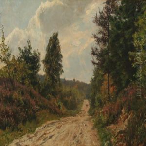Summer At Grib Forest, Jutland by Godfred B.W. Christensen