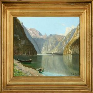 View Fromkonigsee At Bayern by Godfred B.W. Christensen