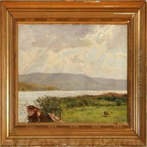 Coastal Scene From The Silkeborg Lakes, Denmark