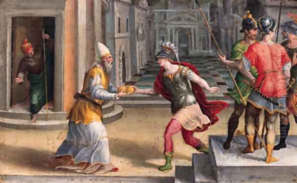 Saint Lawrence and the Roman Prefect - view 1