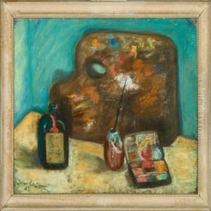 Still Life With A Bottle by John Aksel Christensen