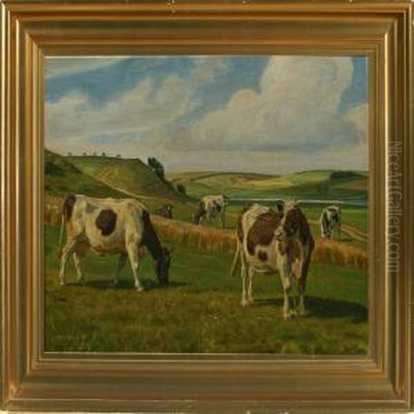 Cows On The Field - view 1
