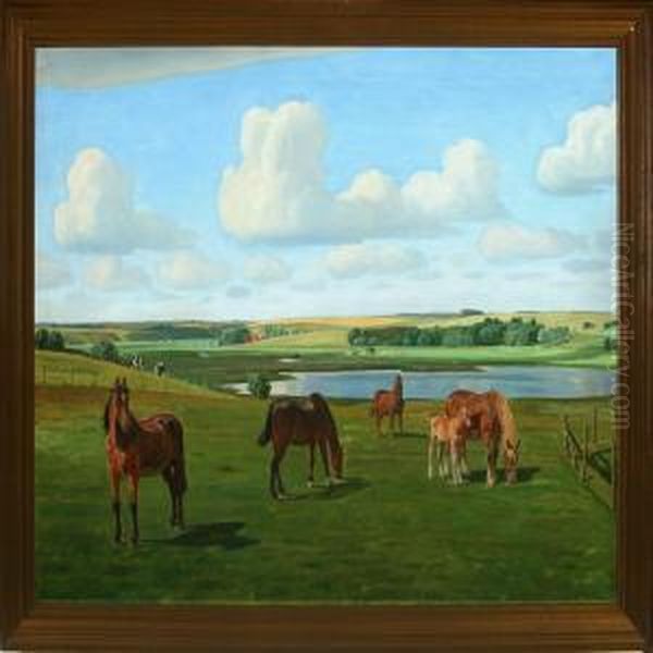Horses On The Field - view 1