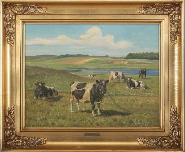 Landscape With Cows - view 1