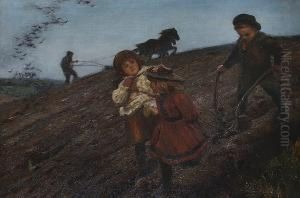 His First Furrow by James Elder Christie