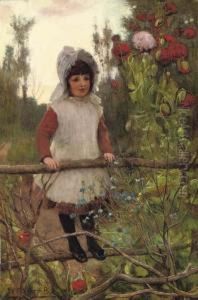 Among The Poppies by James Elder Christie