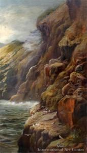 Coastal Scene by Ernest William Christmas