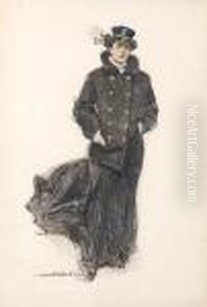 Portrait Of A Womandressed In A Naval Uniform - view 1