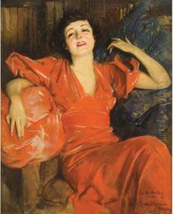 Dorothy In A Red Dress by Howard Chandler Christy
