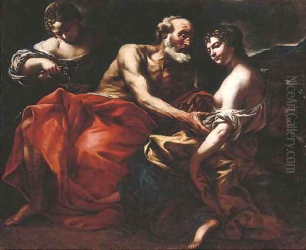 Lot and his Daughters - view 1