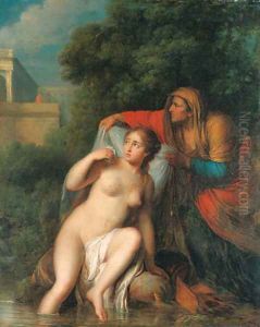 David and Bathsheba by Michel-Honore Bounieu