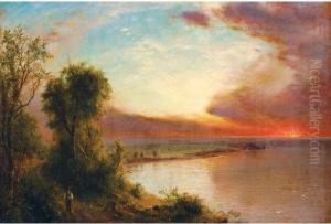 The Setting Sun by Frederic Edwin Church