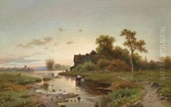 Abendstimmung Uber Einerlandschaft - view 1