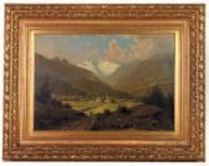 "landschaft Im Stubaital" by Adolf Chwala