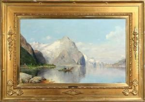 Norskt Fjordlandskap, Signerad