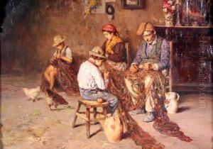 Scena Domestica by Giuseppe Giardiello