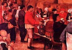 The Wedding Supper by Pieter III Brueghel