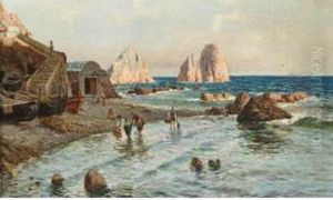 Sera A Marina Piccola by Giuseppe Giardiello