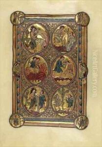 Adam and Eve, Cain and Abel by William de Brailes