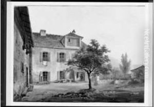 Maison De Campagne by Pierre Luc Charles Ciceri
